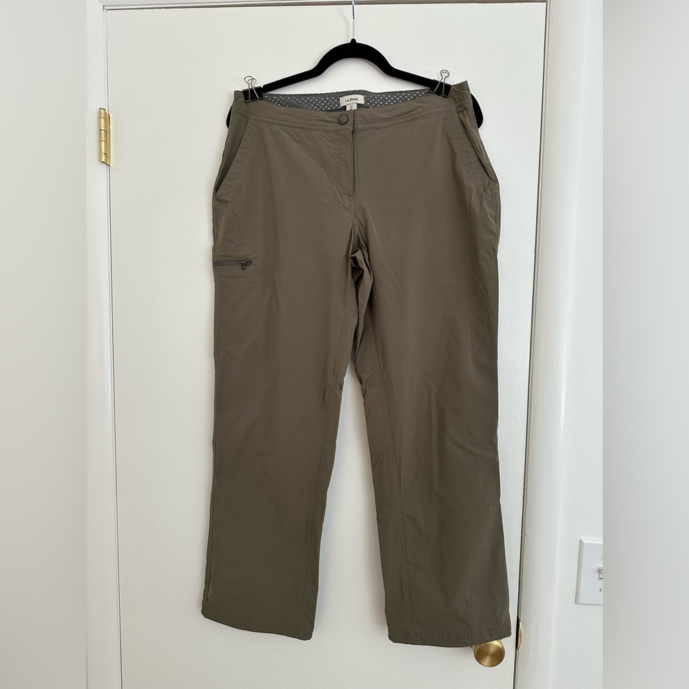L.L.Bean Comfort Trail Pants Petite 10